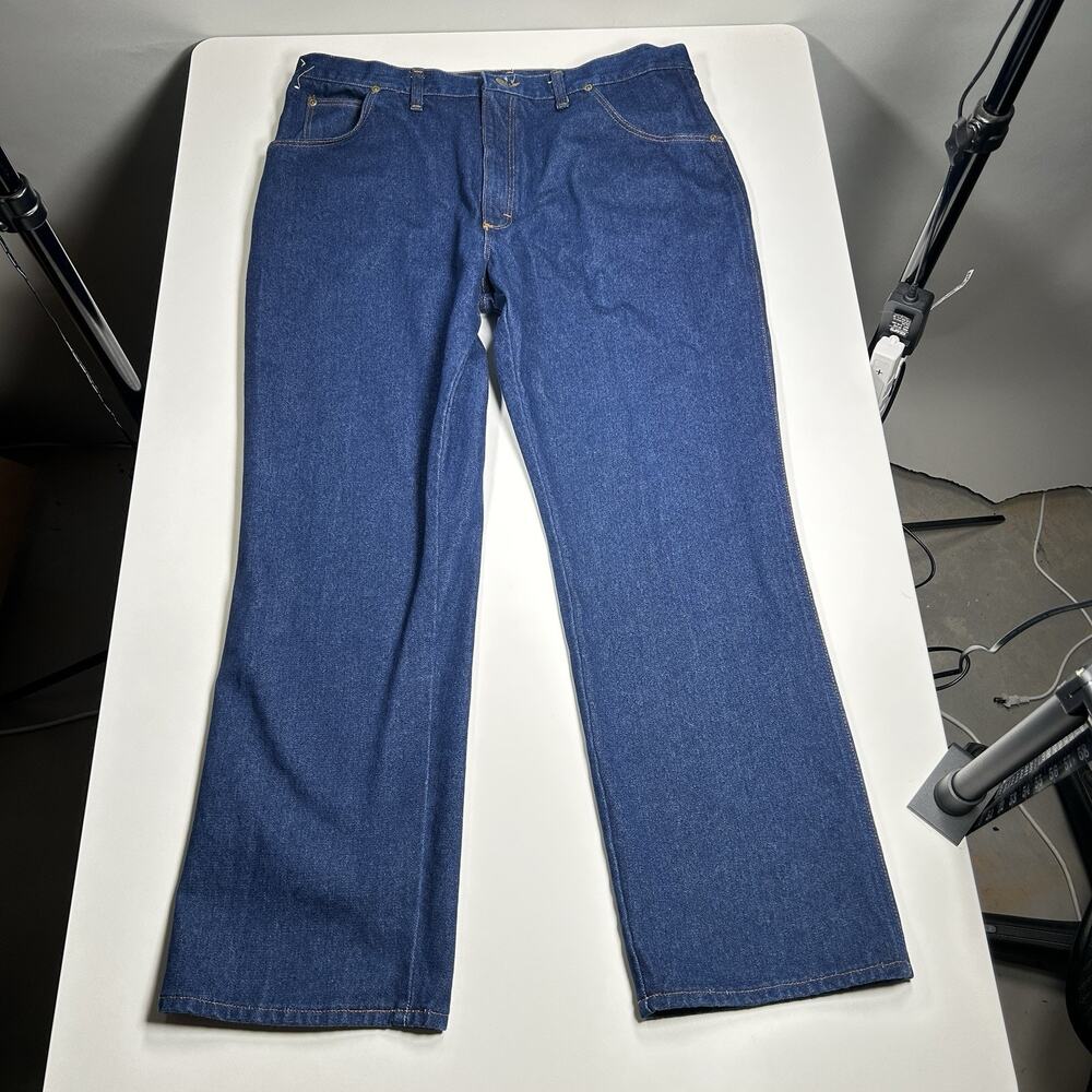 Vintage Sedgefield Jeans Mens 36x29.5 Bootcut Straight Leg Made USA 100% Cotton